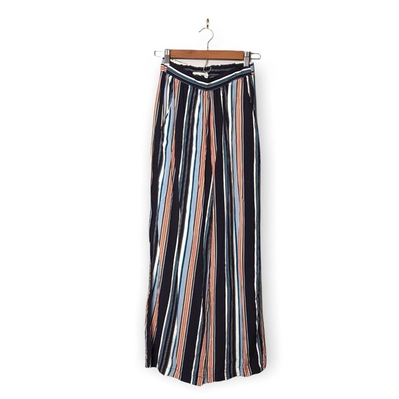 Love to be Spoiled | Colorful Striped High Rise Wide Leg Pants Boho Fest… - Picture 2 of 10